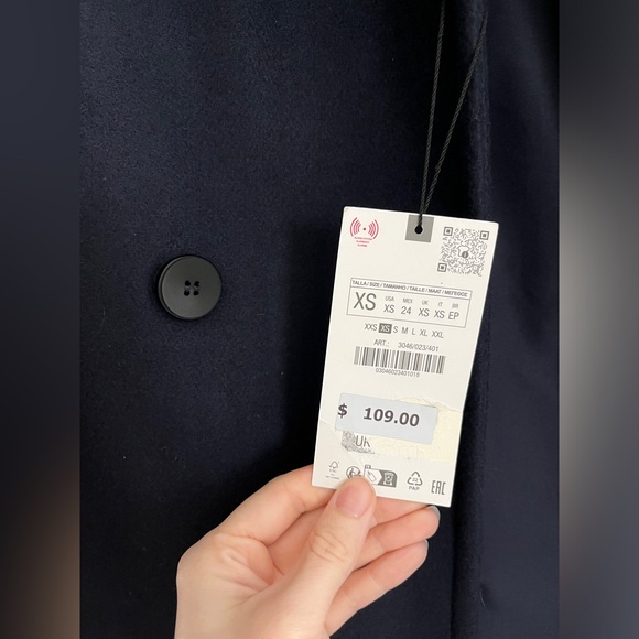 Zara Soft Oversized Coat - Picture 5 of 6